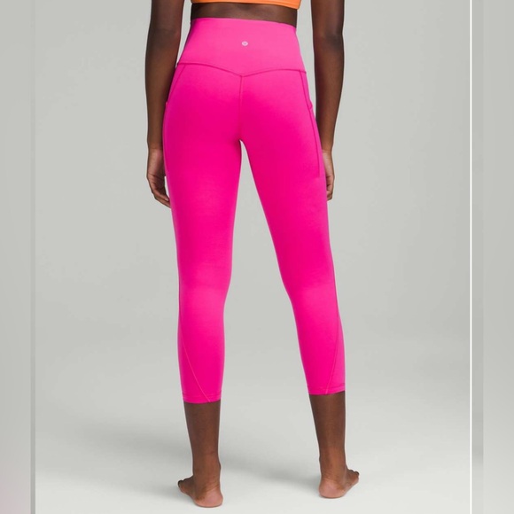 Lululemon Align High-Rise Pant with Pockets 25" Sonic Pink size 18 - Picture 1 of 6
